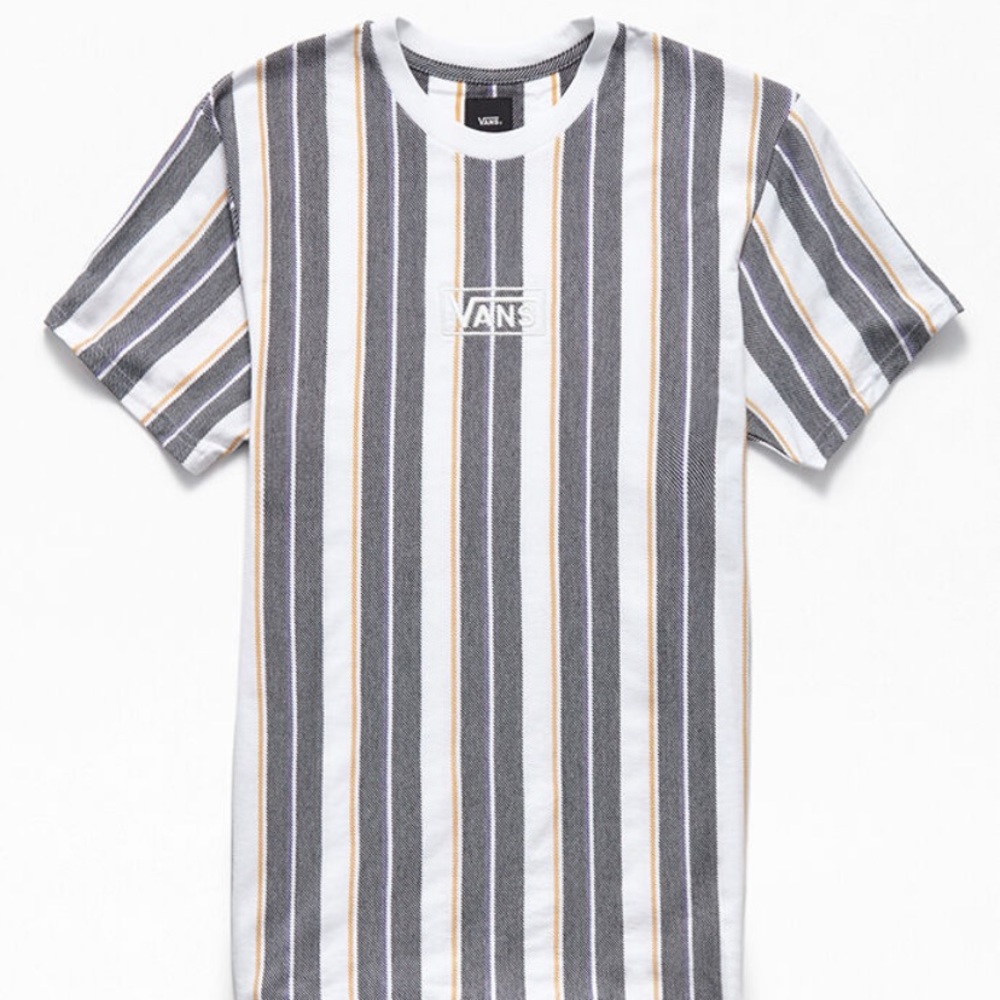 Striped vans tee